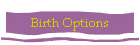 Birth Options